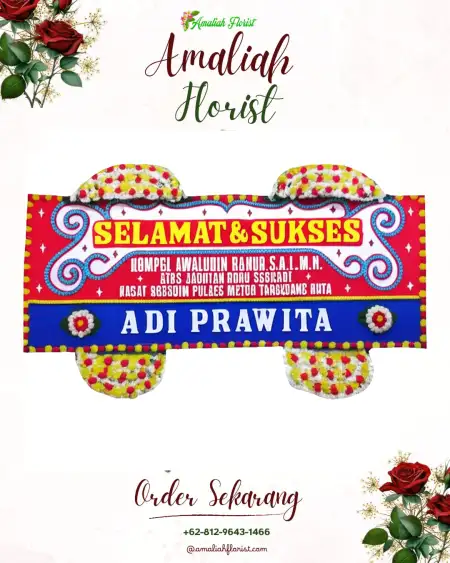 Papan Bunga Ucapan Selamat Caturharjo